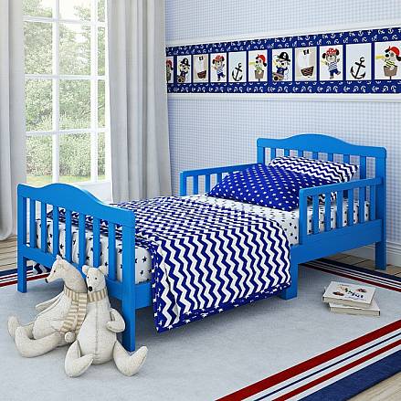 Кровать для дошкольников Candy размер 150 х 70 см, синяя 